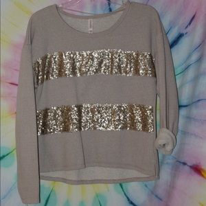Sequin pullover